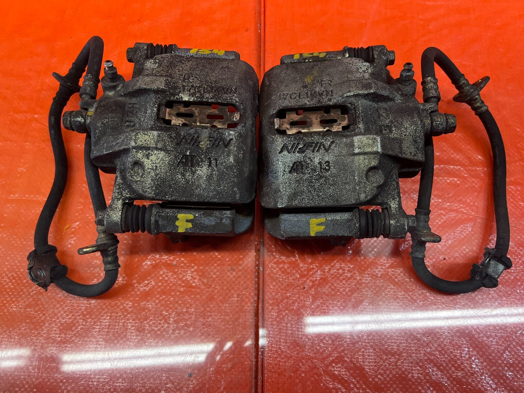 90 91 ACURA INTEGRA   FRONT BRAKE CALIPERS   LEFT RIGHT CALIPER SET   OEM #15411