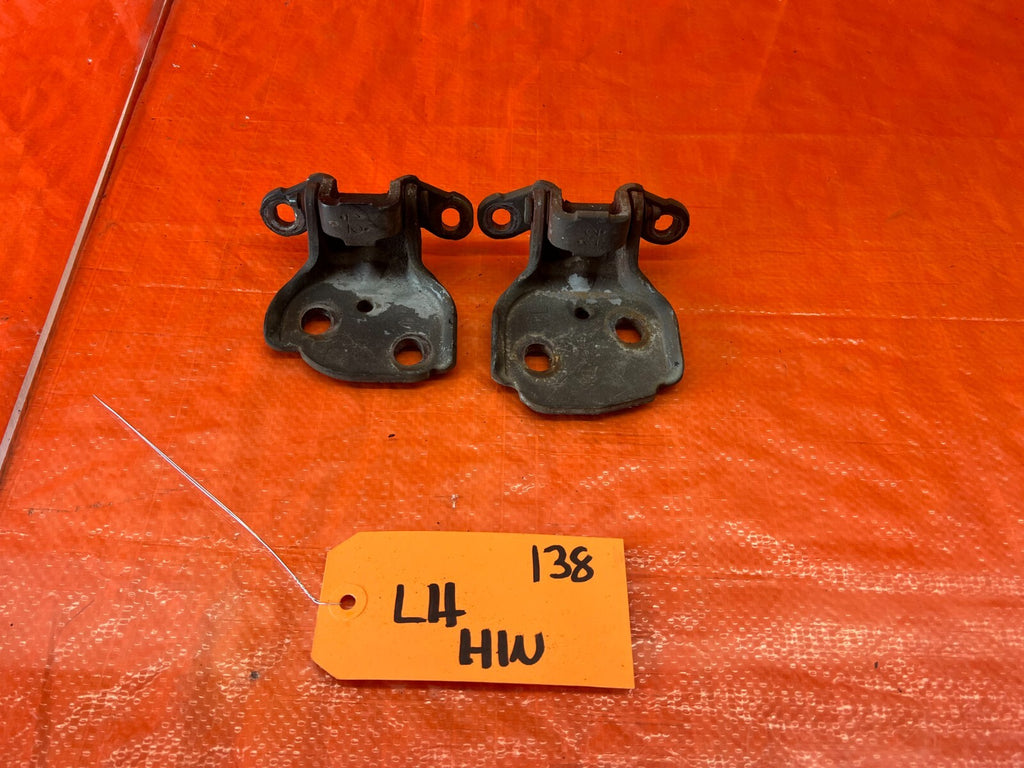92 96 HONDA PRELUDE   PASSENGER RIGHT FRONT DOOR HINGE SET UPPER LOWER OEM #1380