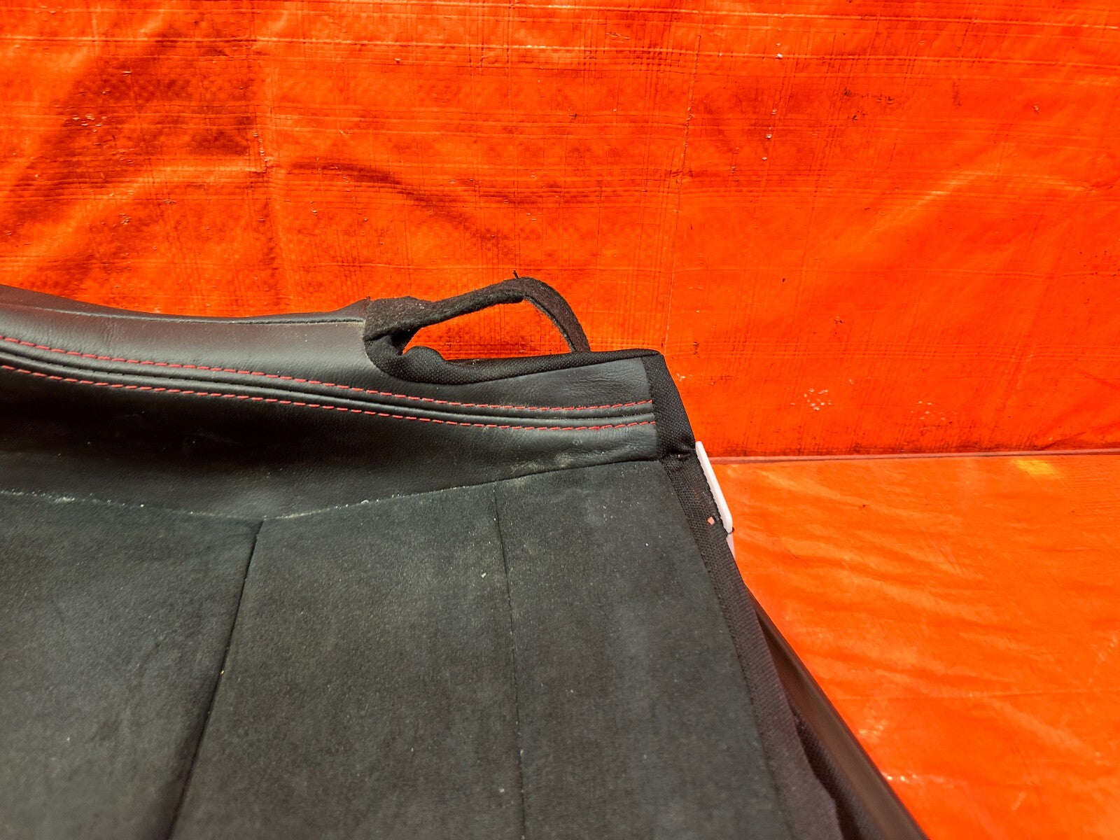 18 20 SUBARU BRZ   DRIVER LEFT FRONT UPPER SEAT SKIN LEATHER WRAP   OEM #2923