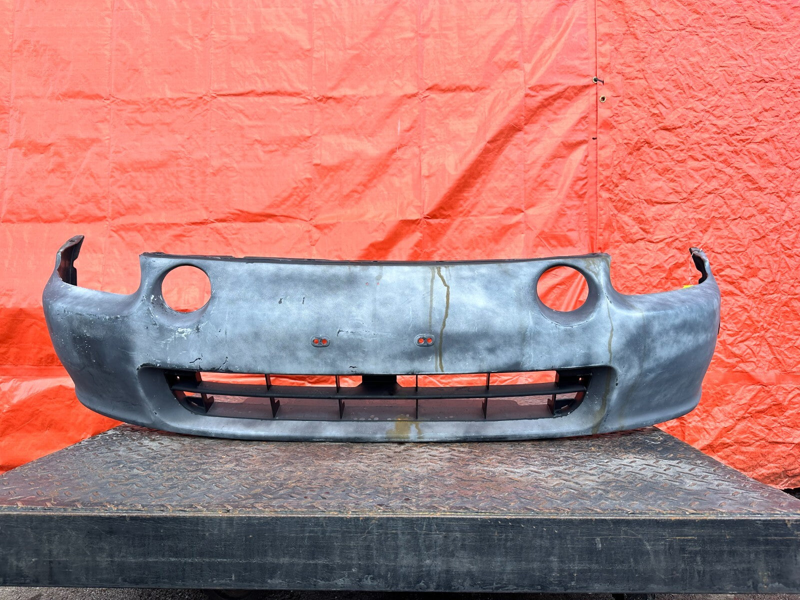 93 95 HONDA DEL SOL   FRONT BUMPER COVER   PRIMER COLOR   OEM #2720