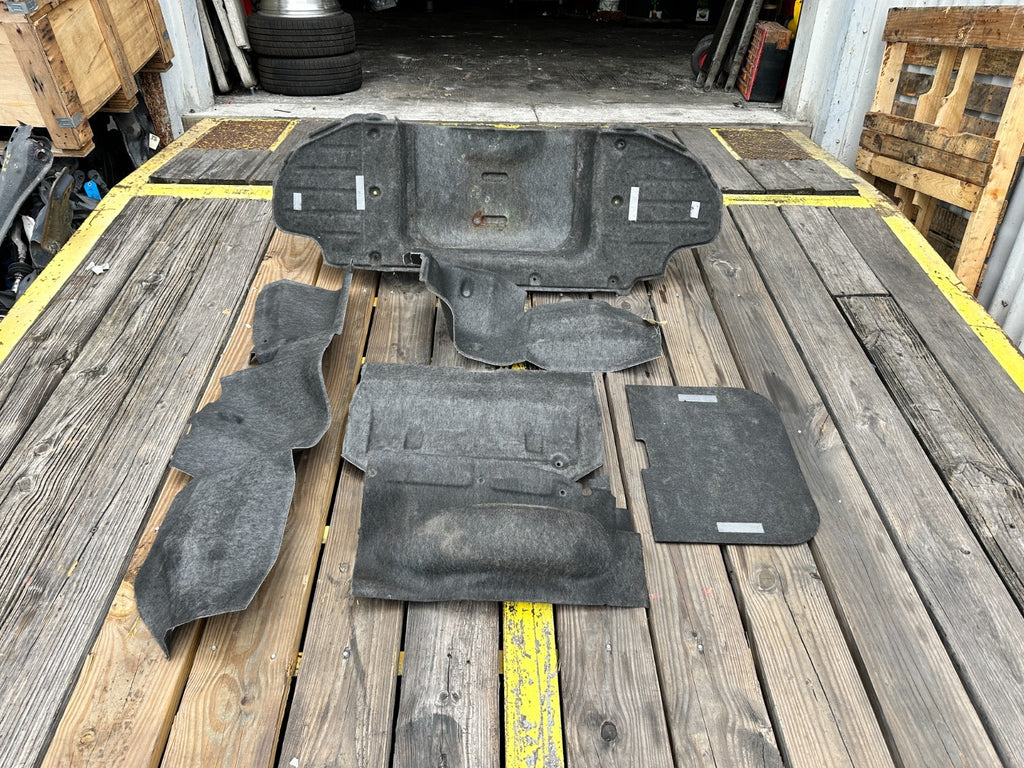 00 03 HONDA S2000 AP1 2.0L REAR TRUNK CARPET MAT LINER PANEL KIT SET 6 PIECES #34