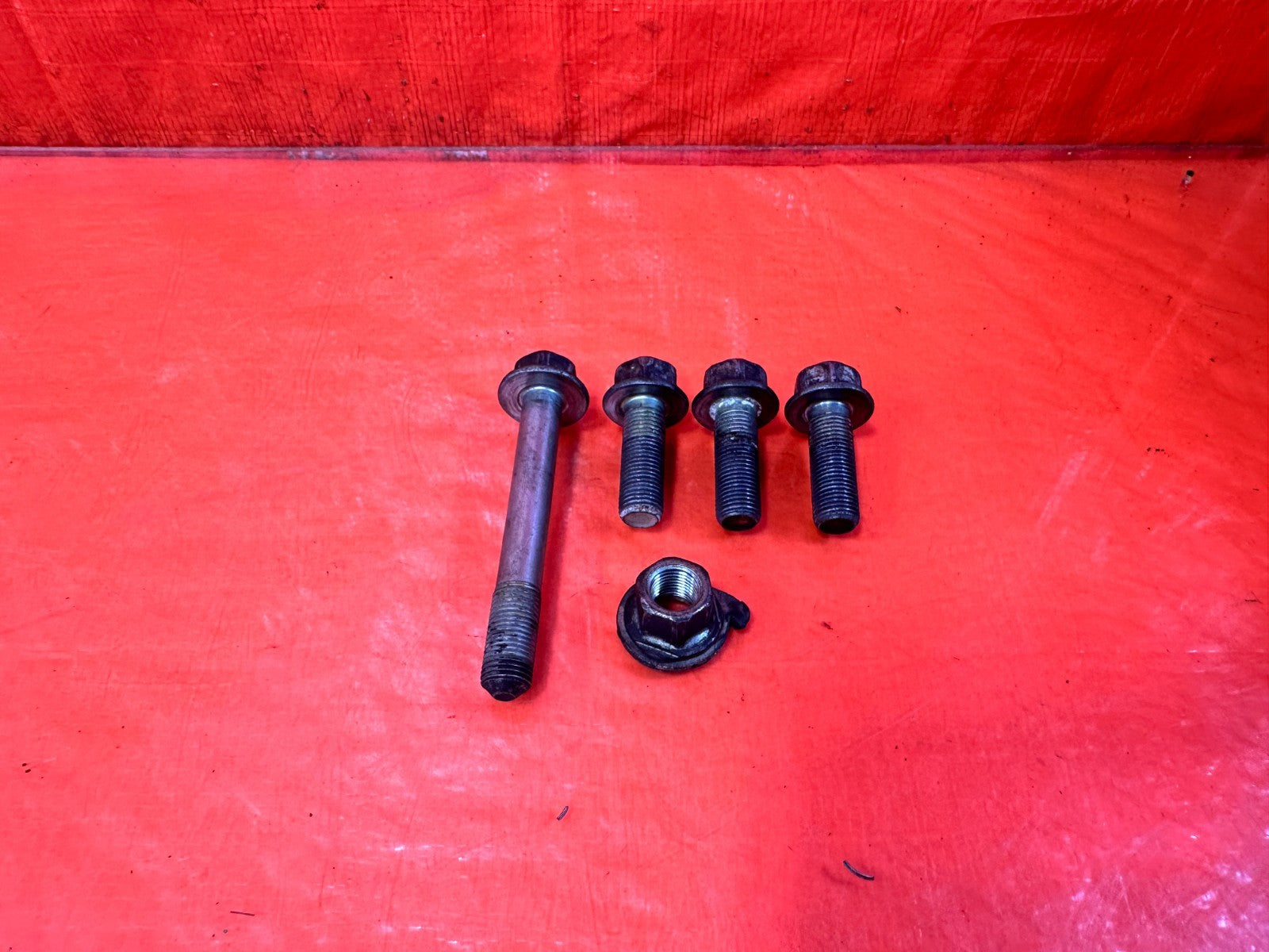 06 11 HONDA CIVIC SI   K20Z3   FRONT TRANSMISSION MOUNT BOLTS HARDWARE OEM #3002