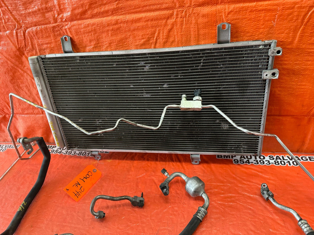 08 12 LEXUS ES350   AC LINE SET LINES PIPES HOSES W/ CONDENSER  9