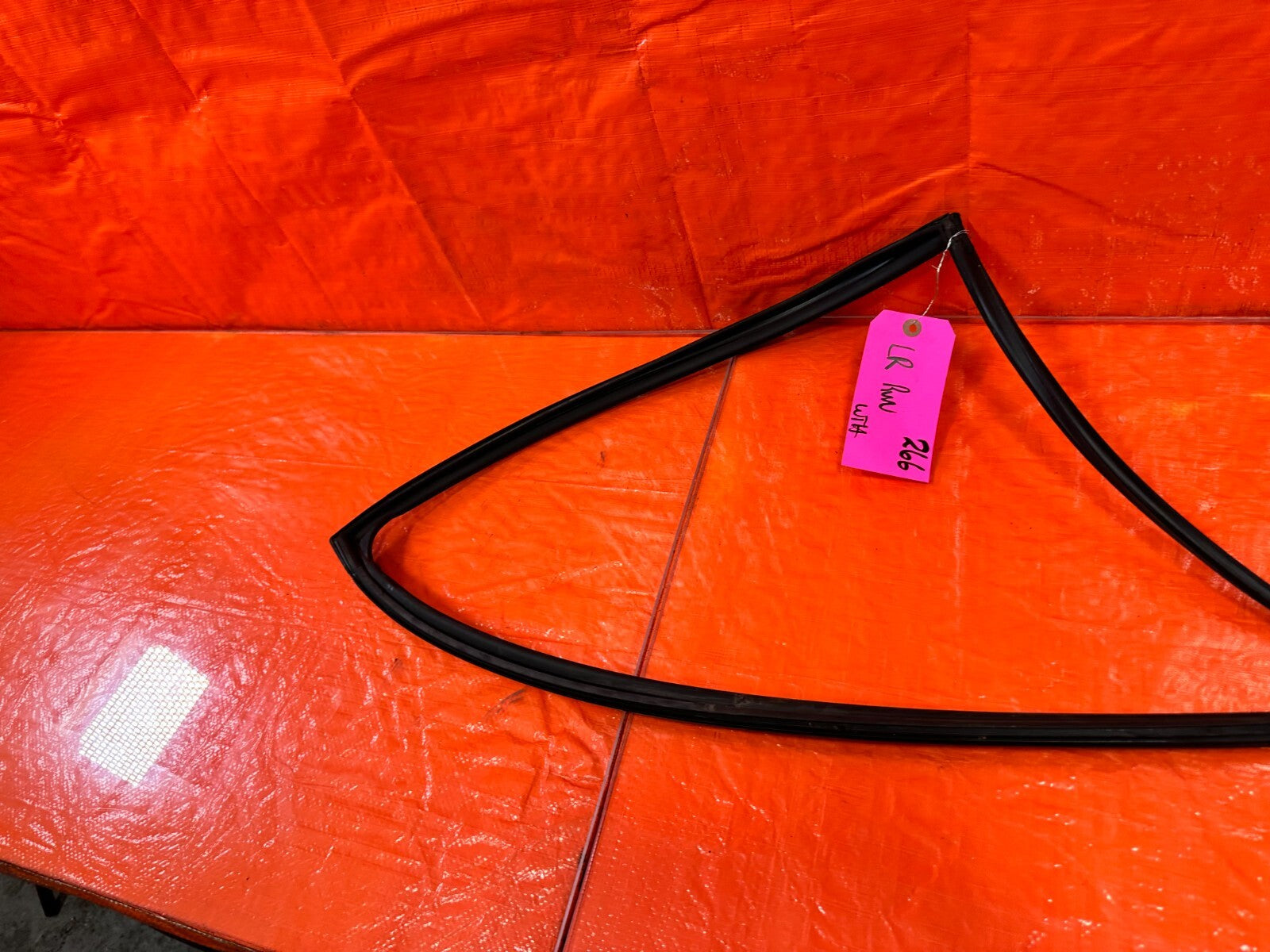 15 21 SUBARU WRX & STI DRIVER LEFT REAR WINDOW GLASS RUN CHANNEL   OEM #2666