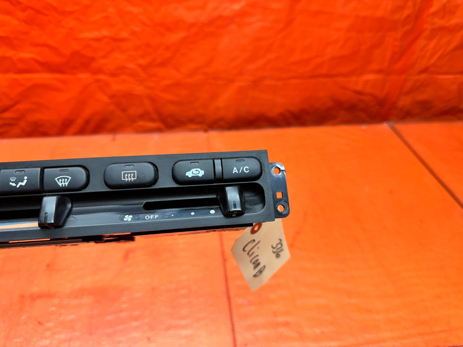 97 01 HONDA PRELUDE 2.2L HEATER AC A/C CLIMATE TEMPERATURE CONTROL UNIT #3364