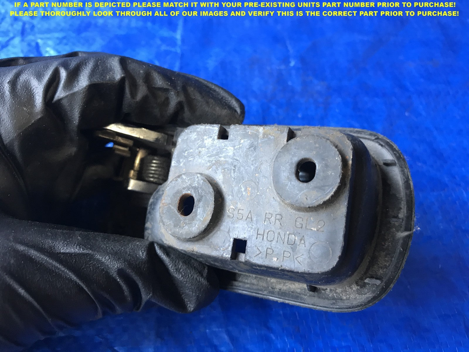 OEM 2001 2002 2003 HONDA CIVIC SEDAN DRIVER LEFT REAR INTERIOR DOOR HANDLE    1