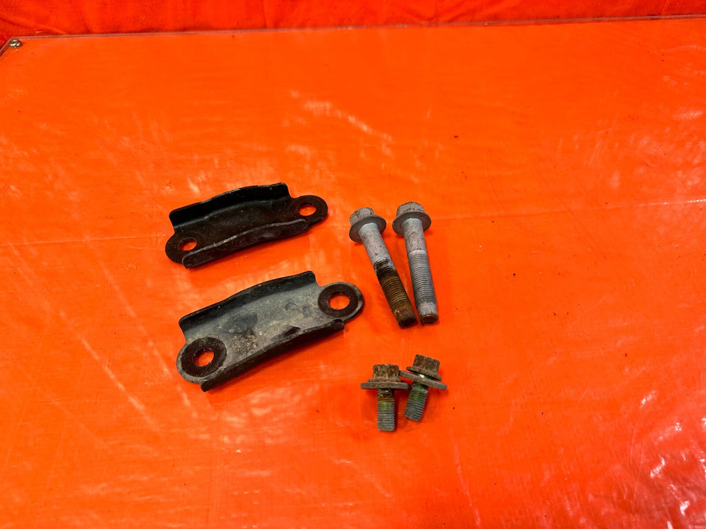 12 15 HONDA CIVIC SI   POWER STEERING RACK BOLTS BRACKETS HARDWARE   OEM #2690