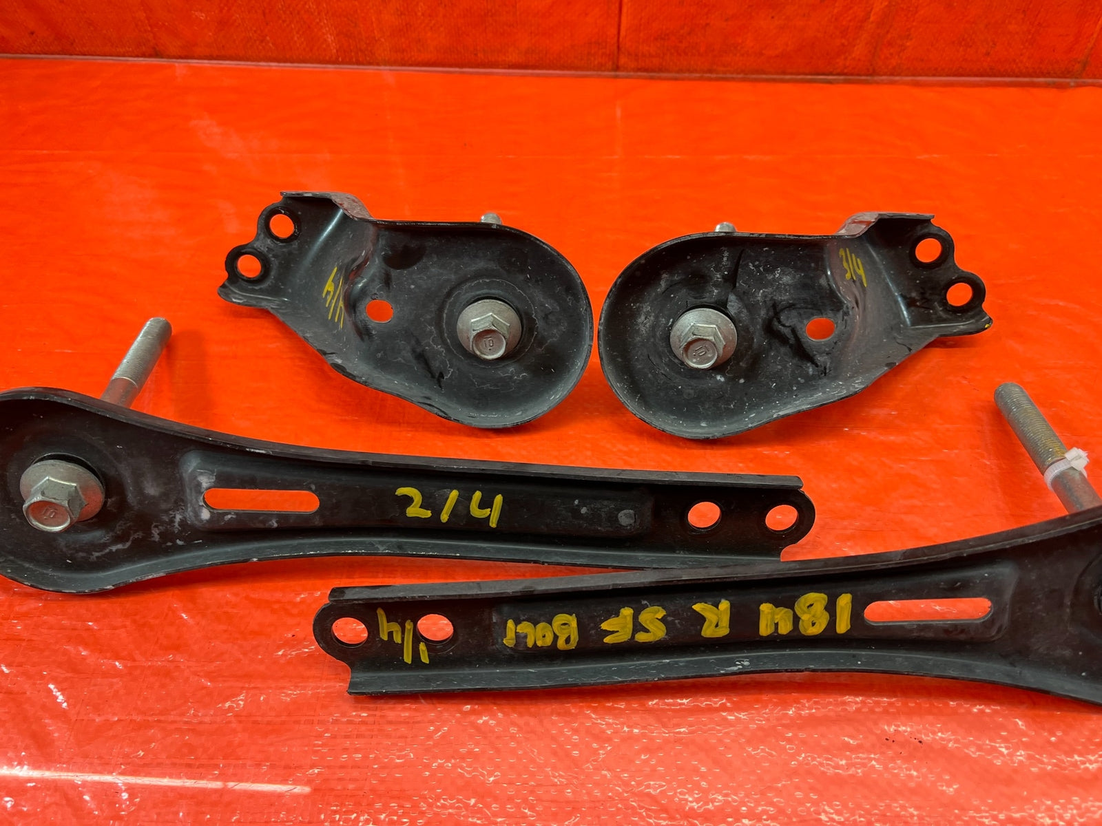 19 20 HONDA ACCORD SPORT   REAR SUB FRAME MOUNTING BRACKET SET BRACKETS OEM #1846
