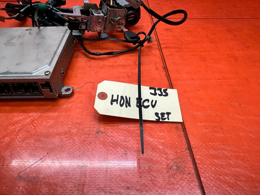 97 01 HONDA PRELUDE 2.2L ECU IMMOBILIZER IGNITION SWITCH CYLINDER LOCKS OEM #3354