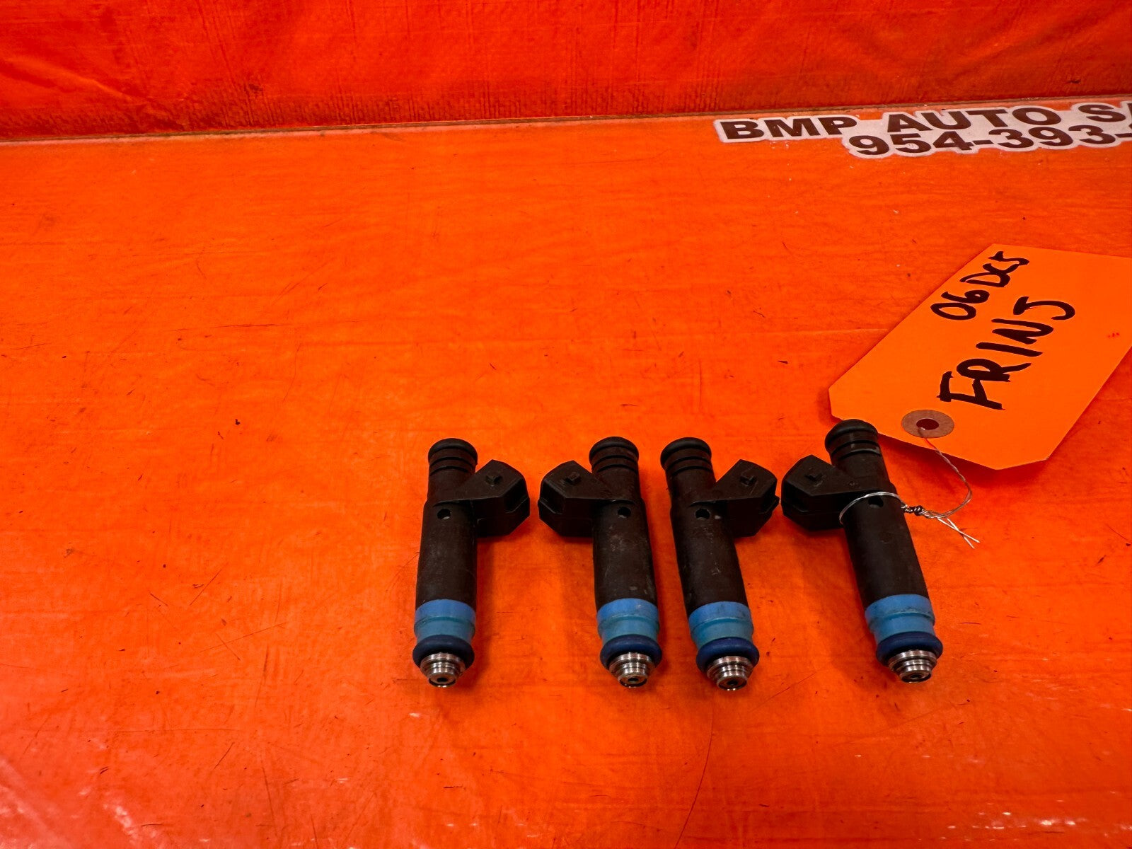 02 06 ACURA RSX   SET OF 4 AFTERMARKET FUEL INJECTORS   PART # E252B09966 #06DC53