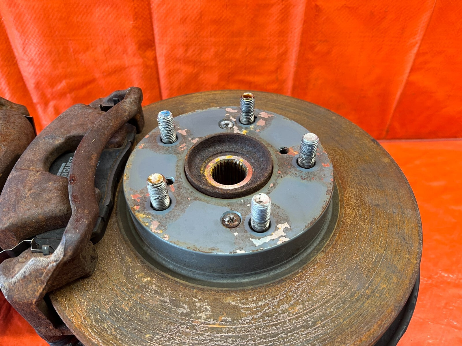 06 11 HONDA CIVIC   CSX FRONT SPINDLE CONVERSION   32MM HUBS W/ SI CALIPERS OEM3