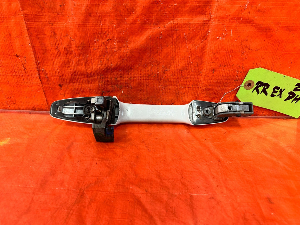 06 11 HONDA CIVIC 4D SEDAN PASSENGER RIGHT REAR EXTERIOR DOOR HANDLE WHITE #3003