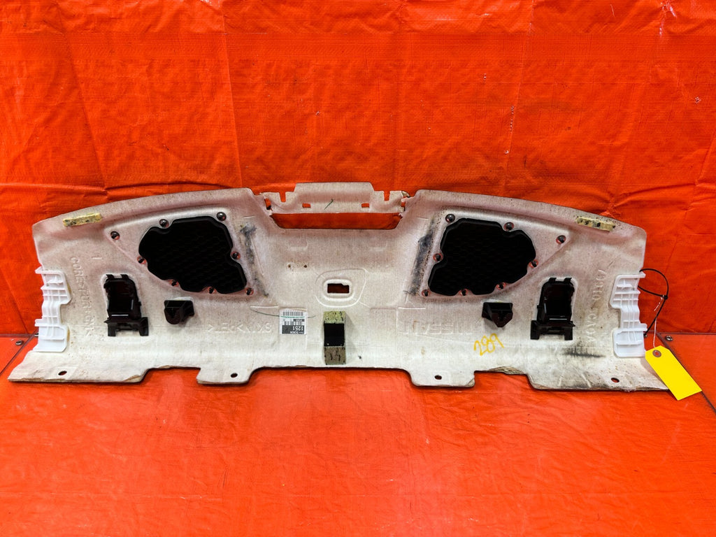 17 20 INFINITI Q60   SPEAKER TRAY PACKAGE TRAY TRIM   OEM FACTORY #28910