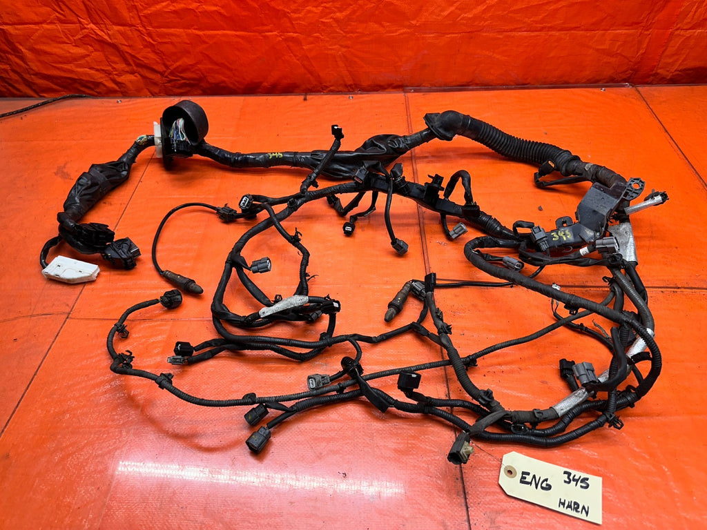 14-15 INFINITI Q50 3.7L AWD VQ37VHR ENGINE MOTOR WIRING WIRE HARNESS LOOM OEM #30