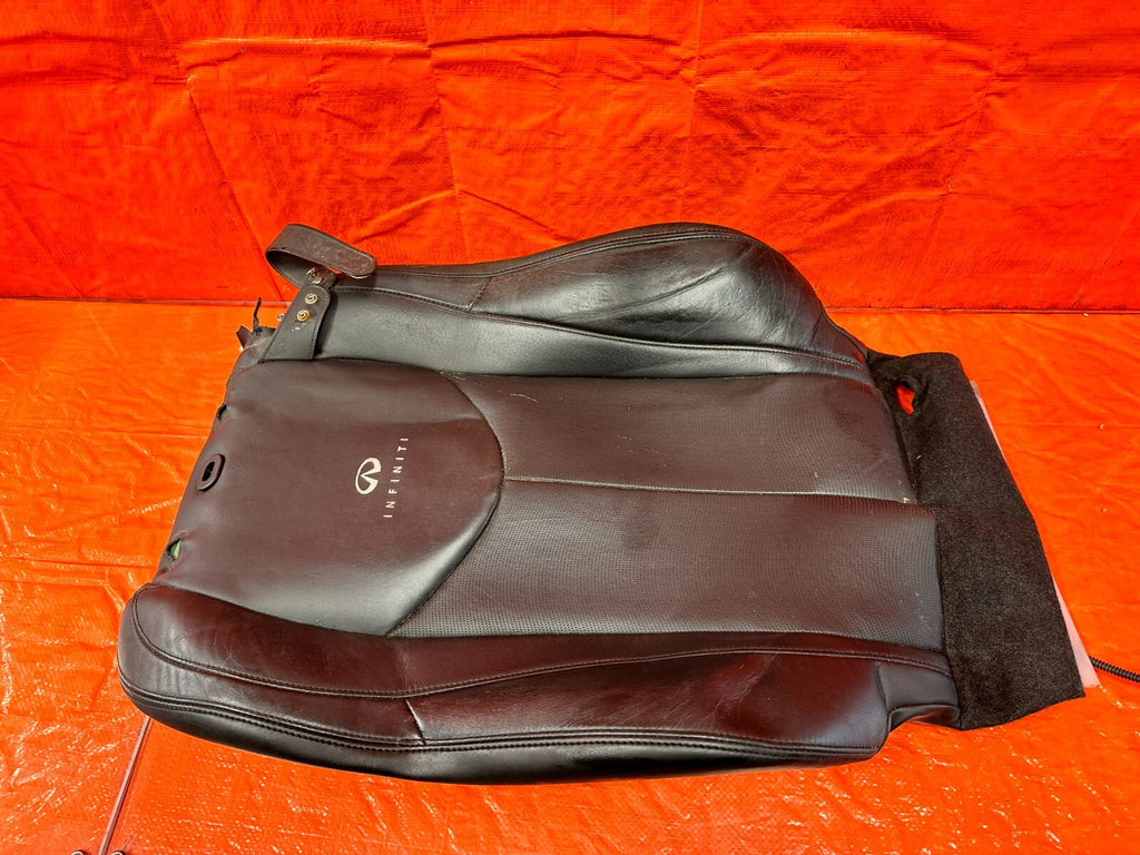 11 15 INFINITI G37 CONVERTIBLE DRIVER LEFT FRONT SEAT LEATHER SKIN WRAP OEM 27817