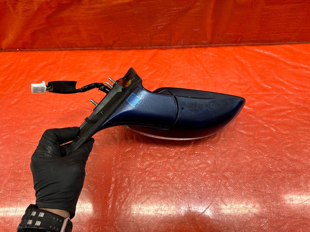 08 15 INFINITI G37 & Q60 PASSENGER RIGHT EXTERIOR SIDE VIEW MIRROR BLUE OEM #2079