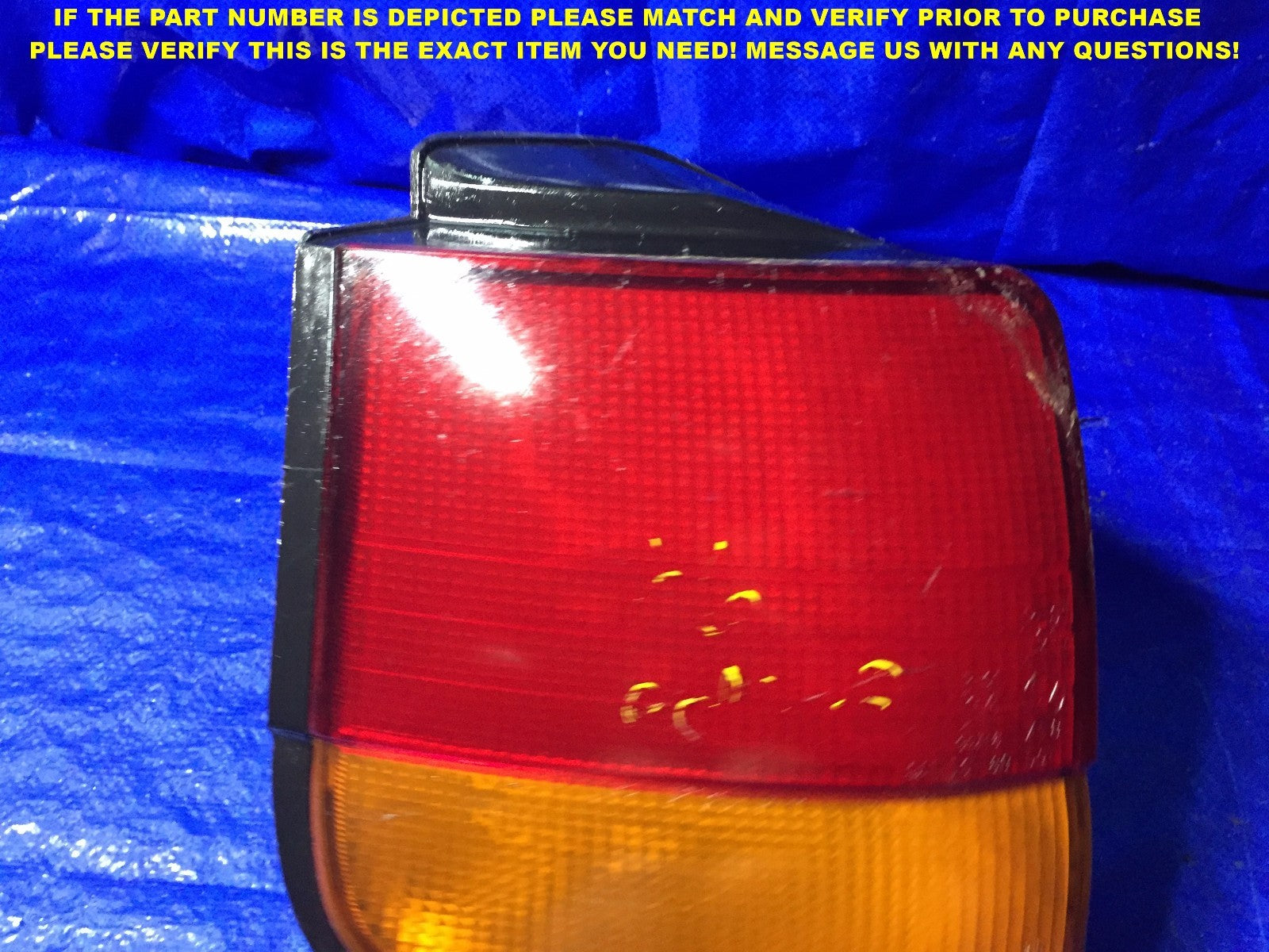 OEM 1992 1993 1994 1995 MITSUBISHI EXPO DRIVER LEFT TAIL LIGHT 043 1550 L LH1