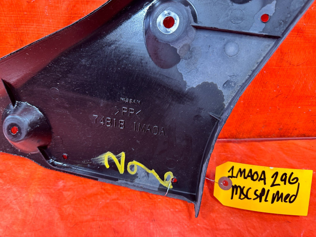 14 20 INFINITI Q50   SPLASH SHIELD TUNNEL STAY BRACKET RIGHT REAR   OEM #2961