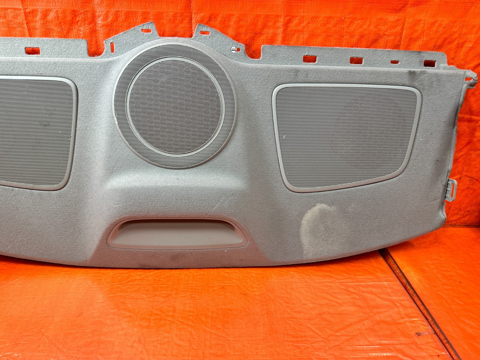 09 14 ACURA TSX   REAR SPEAKER COVER TRAY LINER TRIM  GRAY COLOR   OEM #3214