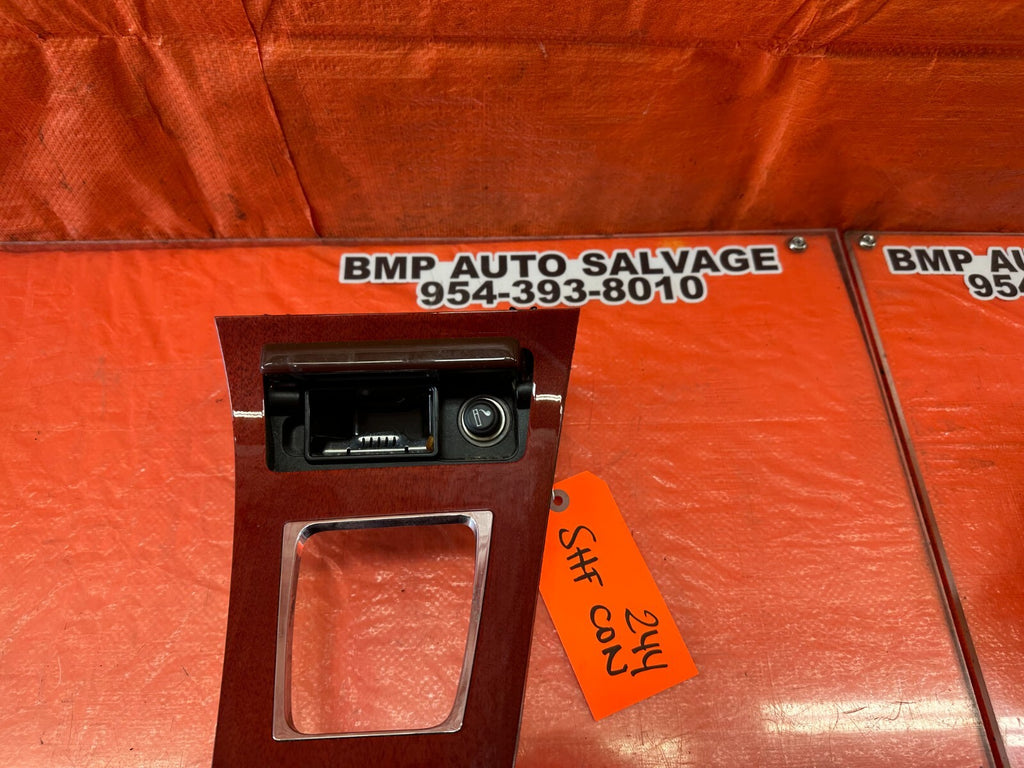 07 09 LEXUS ES350   SHIFTER CENTER CONSOLE TRIM BEZEL   OEM FACTORY #24410