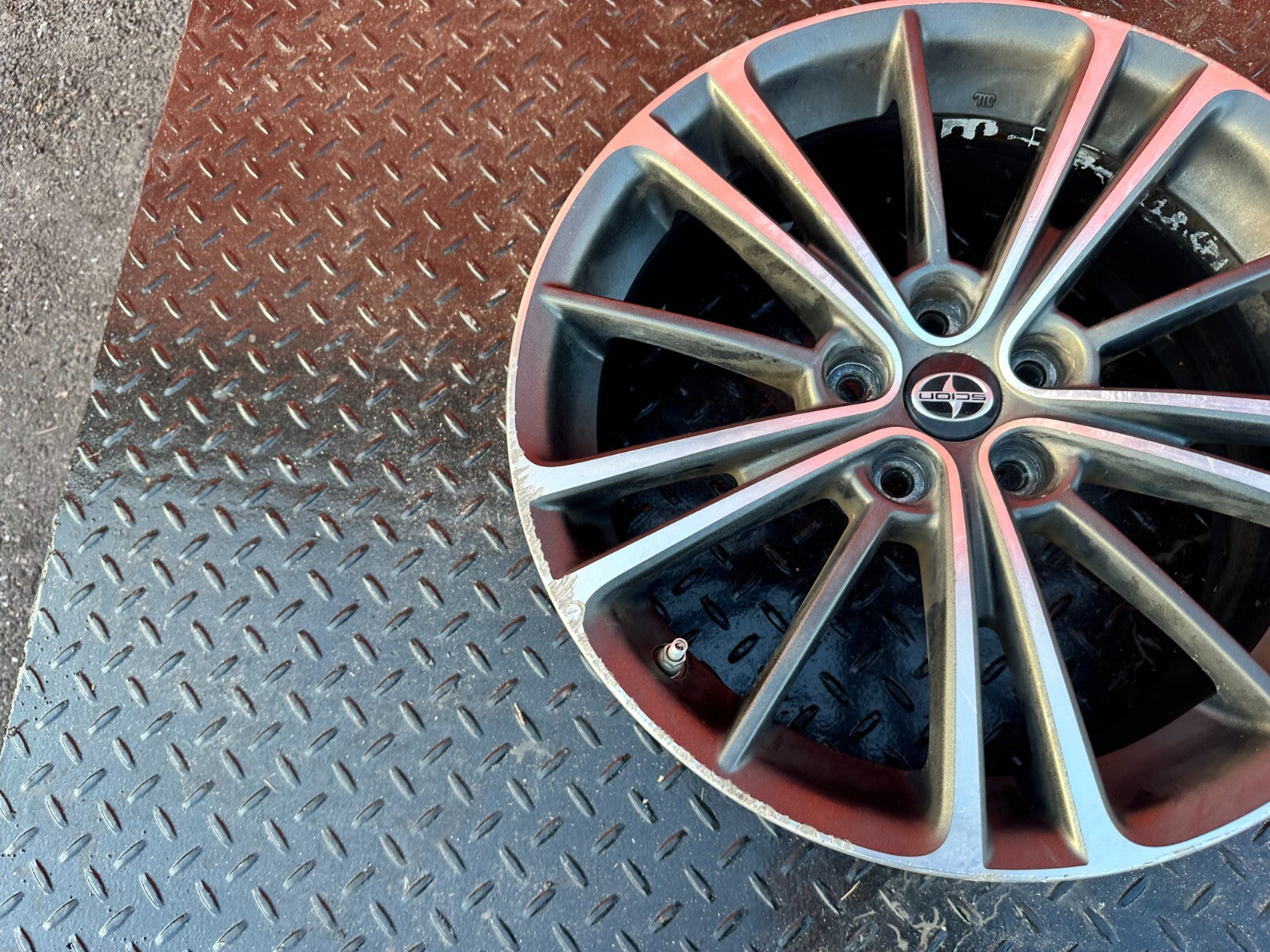 13 16 SCION FRS   15 SPOKE WHEEL RIM 17x7 5x100 +48   OEM FACTORY #2935