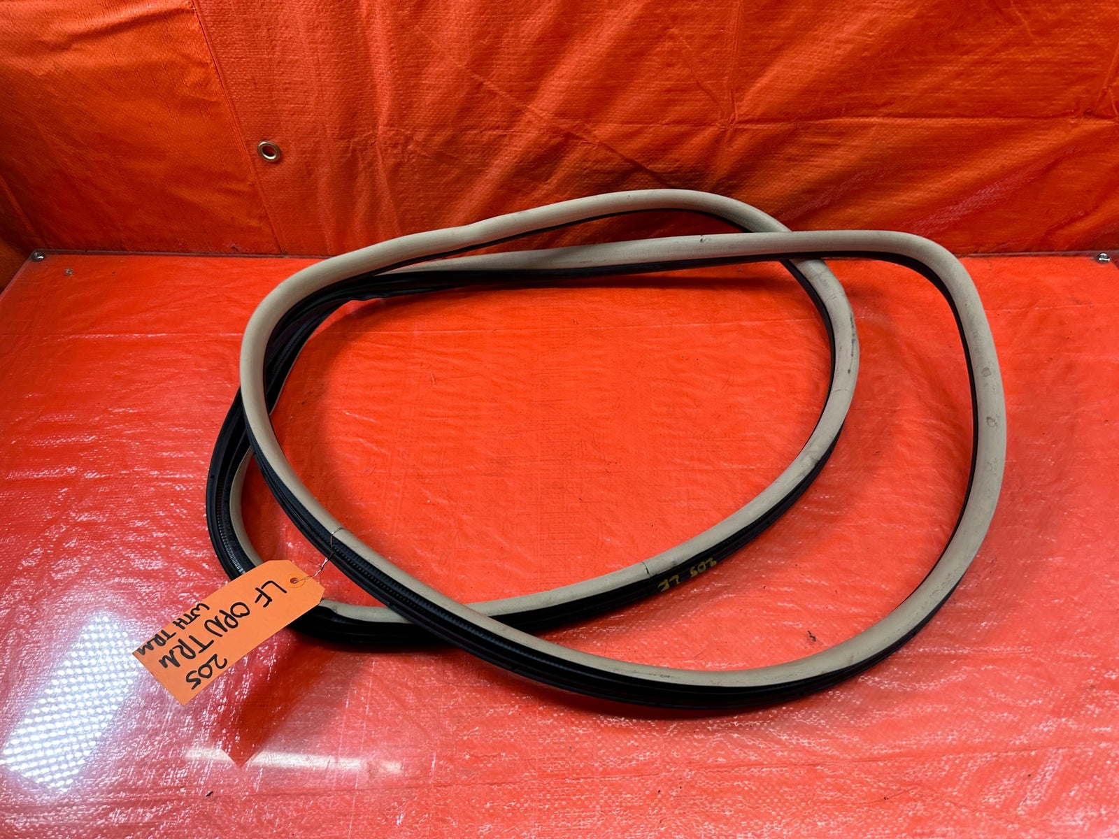 04 08 ACURA TSX   LEFT FRONT   DOOR TO CHASSIS WEATHER STRIP OPEN TRIM OEM #2054
