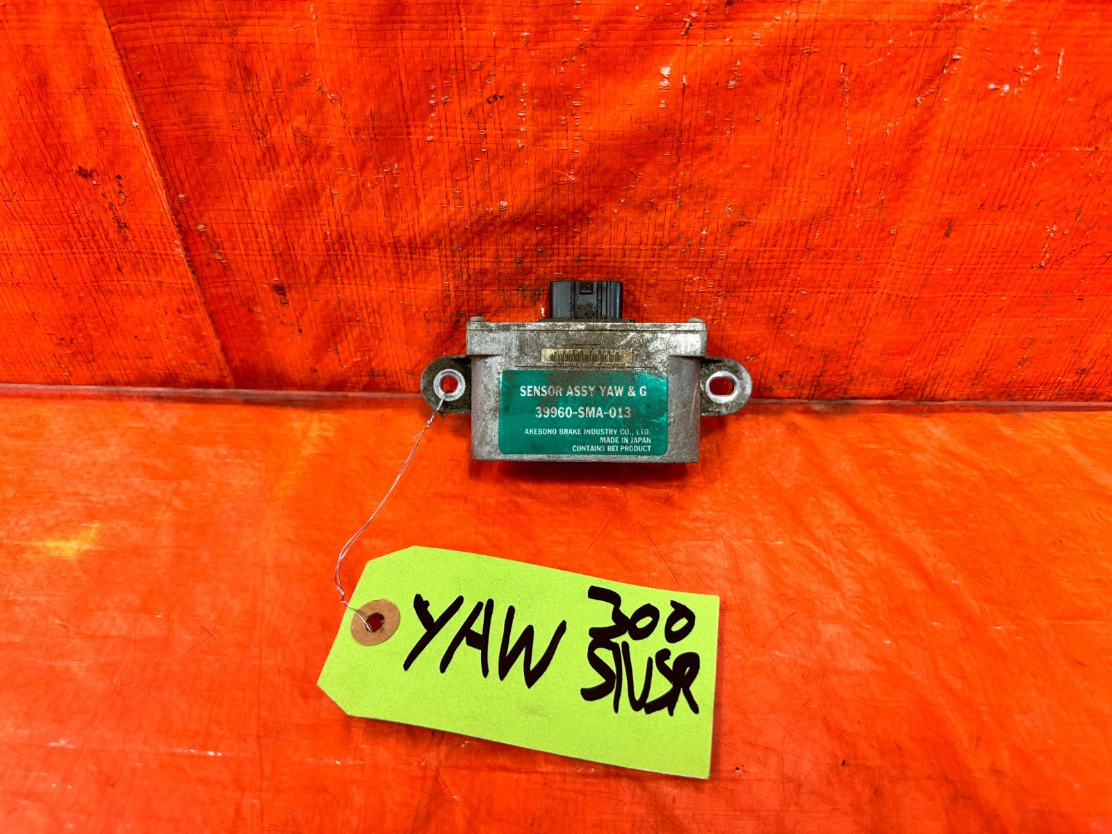 07 08 HONDA CIVIC SI COUPE & SEDAN   YAW AND G SENSOR   39960 SMA 013   OEM 3000