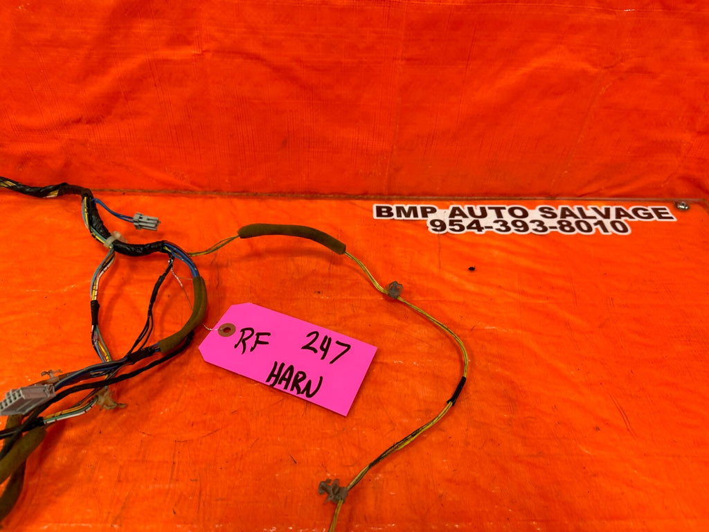 97 01 ACURA INTEGRA   GS GS R LS   2D   RIGHT DOOR WIRING HARNESS WIRE LOOM #2475
