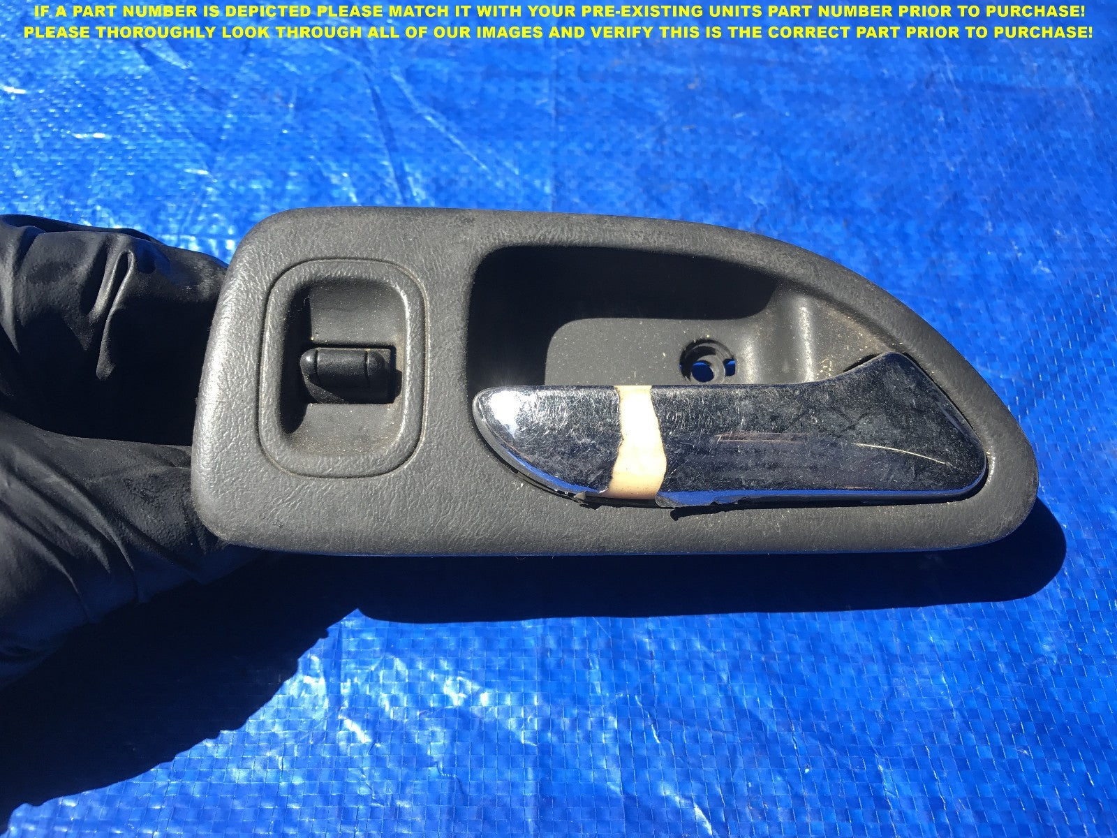 OEM 1994 1995 1996 HONDA ACCORD SEDAN PASSENGER RIGHT REAR INTERIOR DOOR HANDLE 0