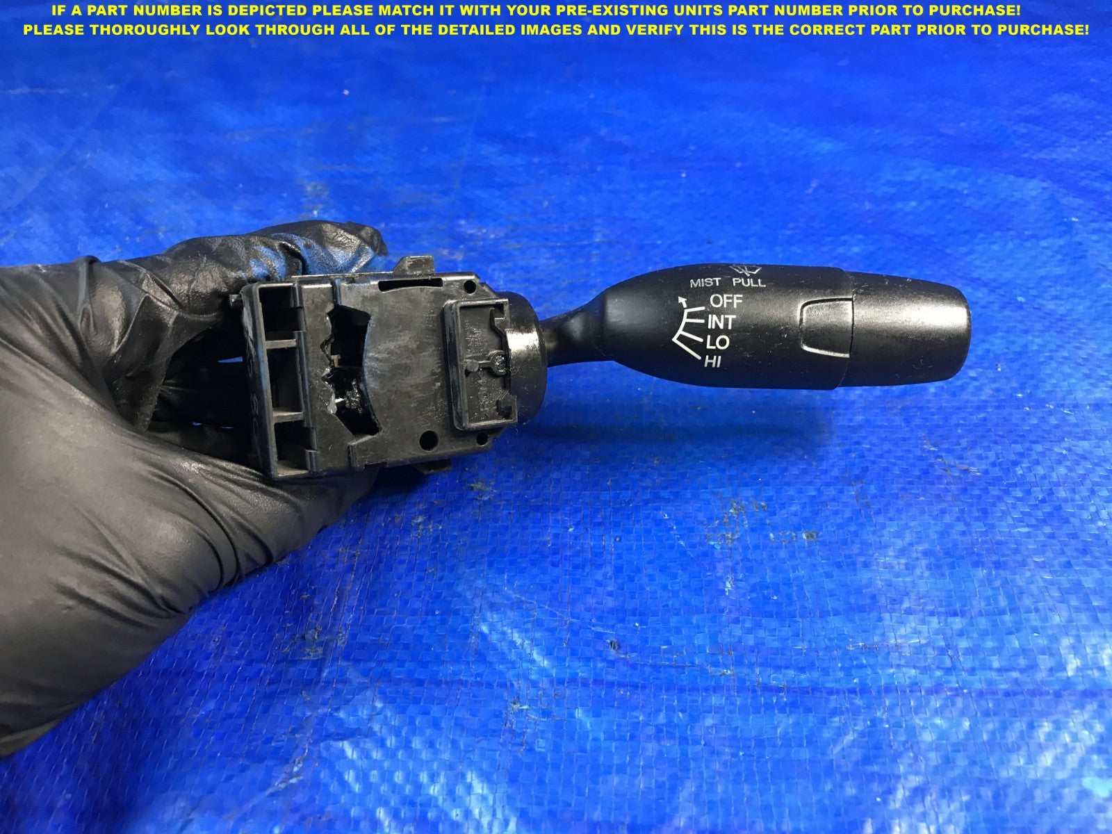 OEM 2009 09 HONDA CIVIC   WINDSHIELD WIPER CONTROL SWITCH (NON INT MODEL)    0