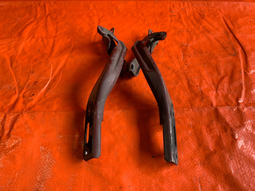 OEM 2007 07 HONDA CIVIC SI COUPE   HOOD LATCH SET LEFT & RIGHT HABANERO RED3