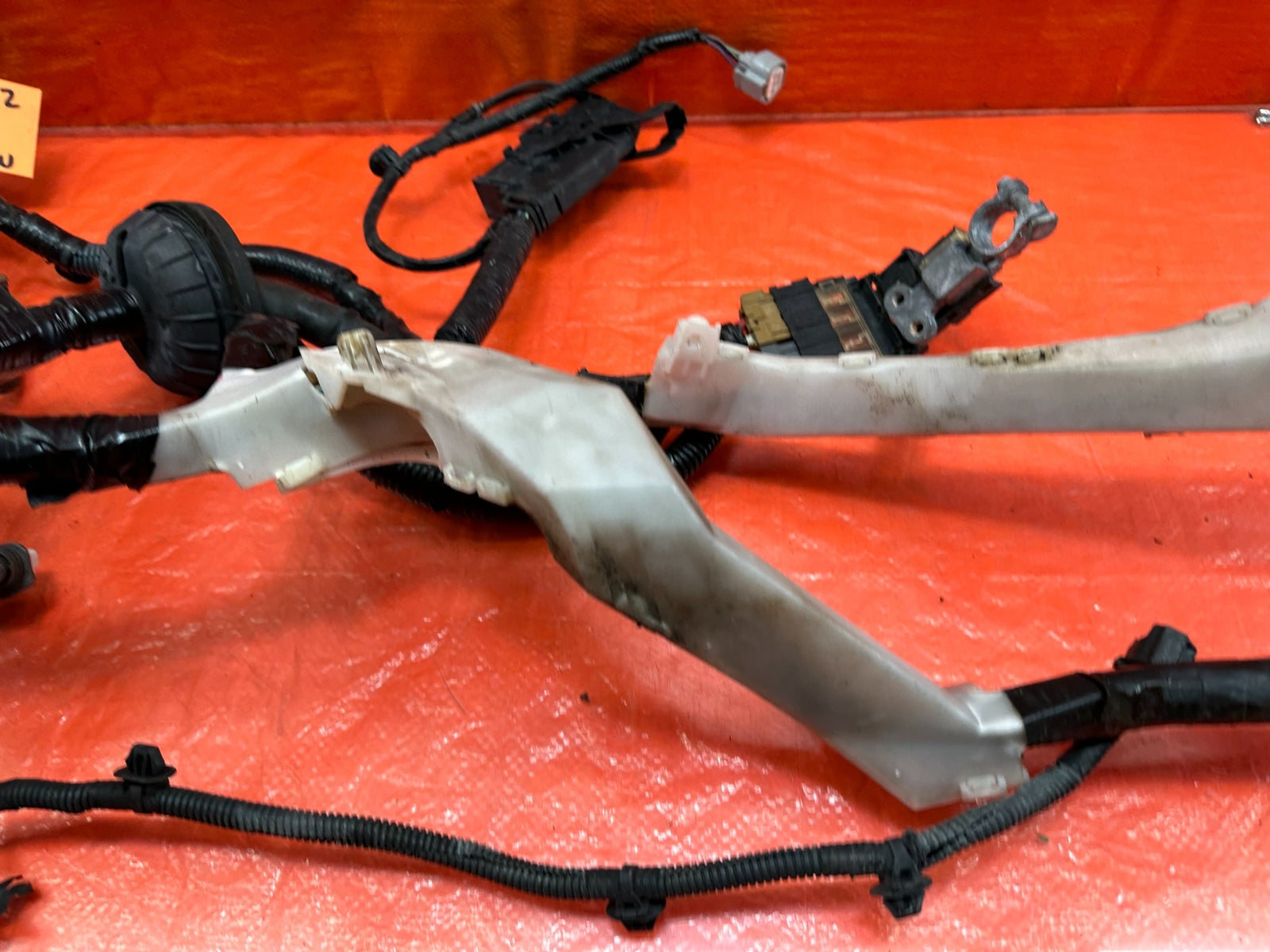 2008 INFINITI G35 X SEDAN ENGINE BAY . UNDER HOOD WIRING HARNESS WIRE LOOM #1927