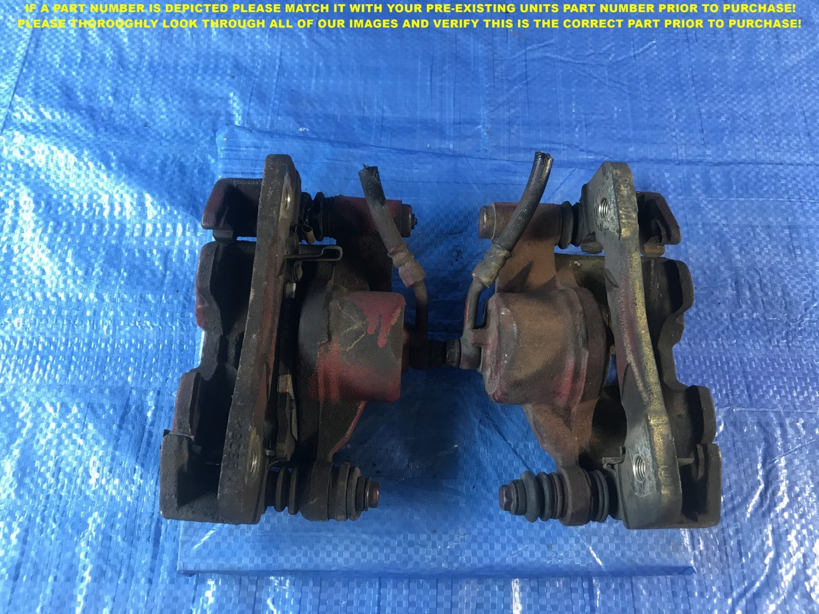 OEM 1999   2000 HONDA CIVIC DRIVER LEFT PASSENGER RIGHT BRAKE CALIPER SET2