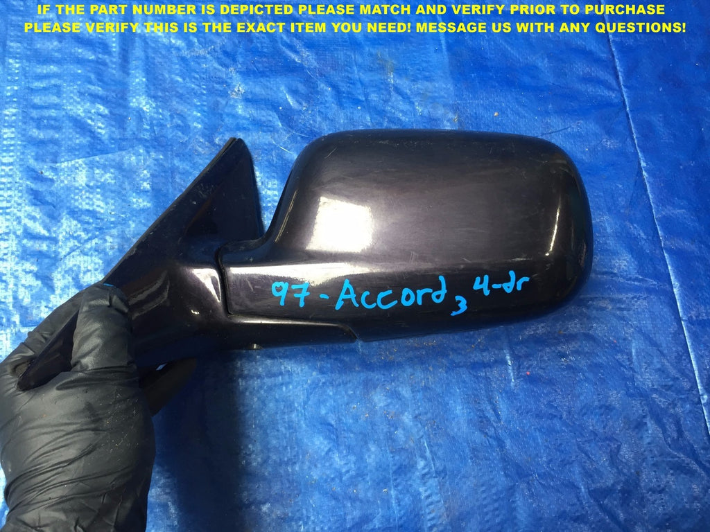 OEM 1994 1995 1996 19997 HONDA ACCORD SEDAN DRIVER LEFT SIDE VIEW MIRROR 31