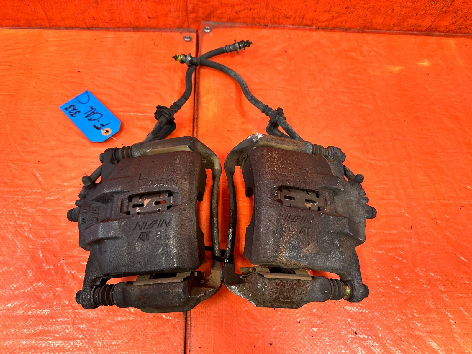 97 01 HONDA PRELUDE   BASE   FRONT BRAKE CALIPERS LEFT & RIGHT   OEM FACTORY 3230