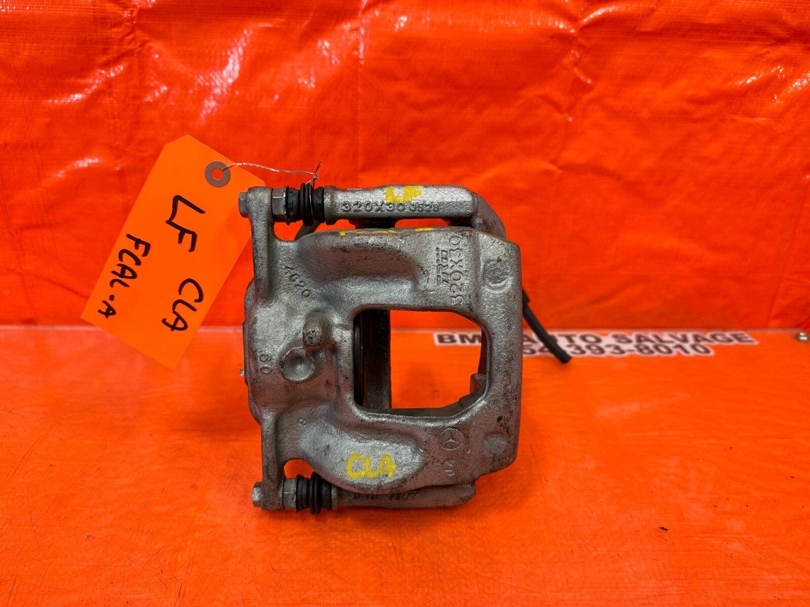 14 19 MERCEDES BENZ CLA 250   FWD ONLY   DRIVER LEFT FRONT BRAKE CALIPER   OEM0