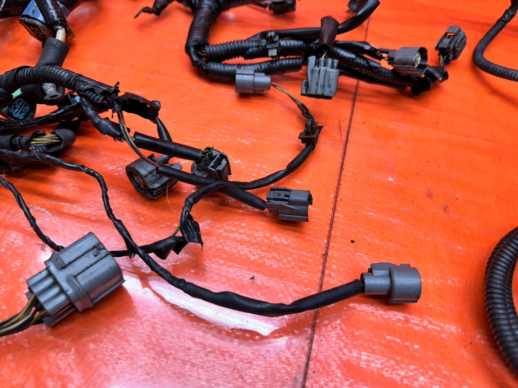 99 00 HONDA CIVIC SI 1.6L B16A2 B16 B16A ENGINE WIRE HARNESS OEM  MISSN 2 PLUGS7