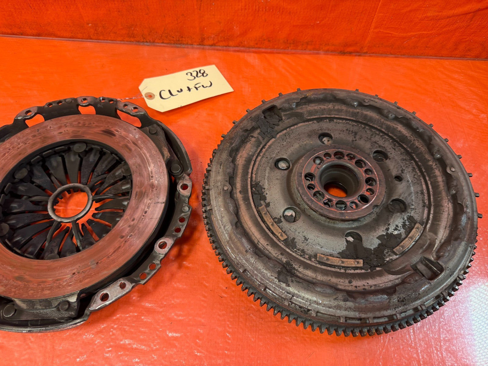 08 15 INFINITI G37   Q37VHR   6 SPEED MANUAL   FLYWHEEL & PRESSURE PLATE OEM 3287