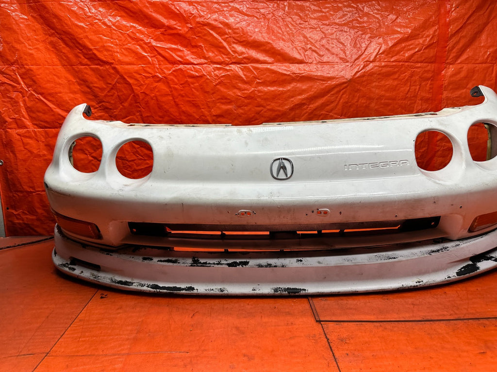 94-01 ACURA INTEGRA FRONT BUMPER COVER ASSEMBLY WITH MUGEN LIP OEM #34011