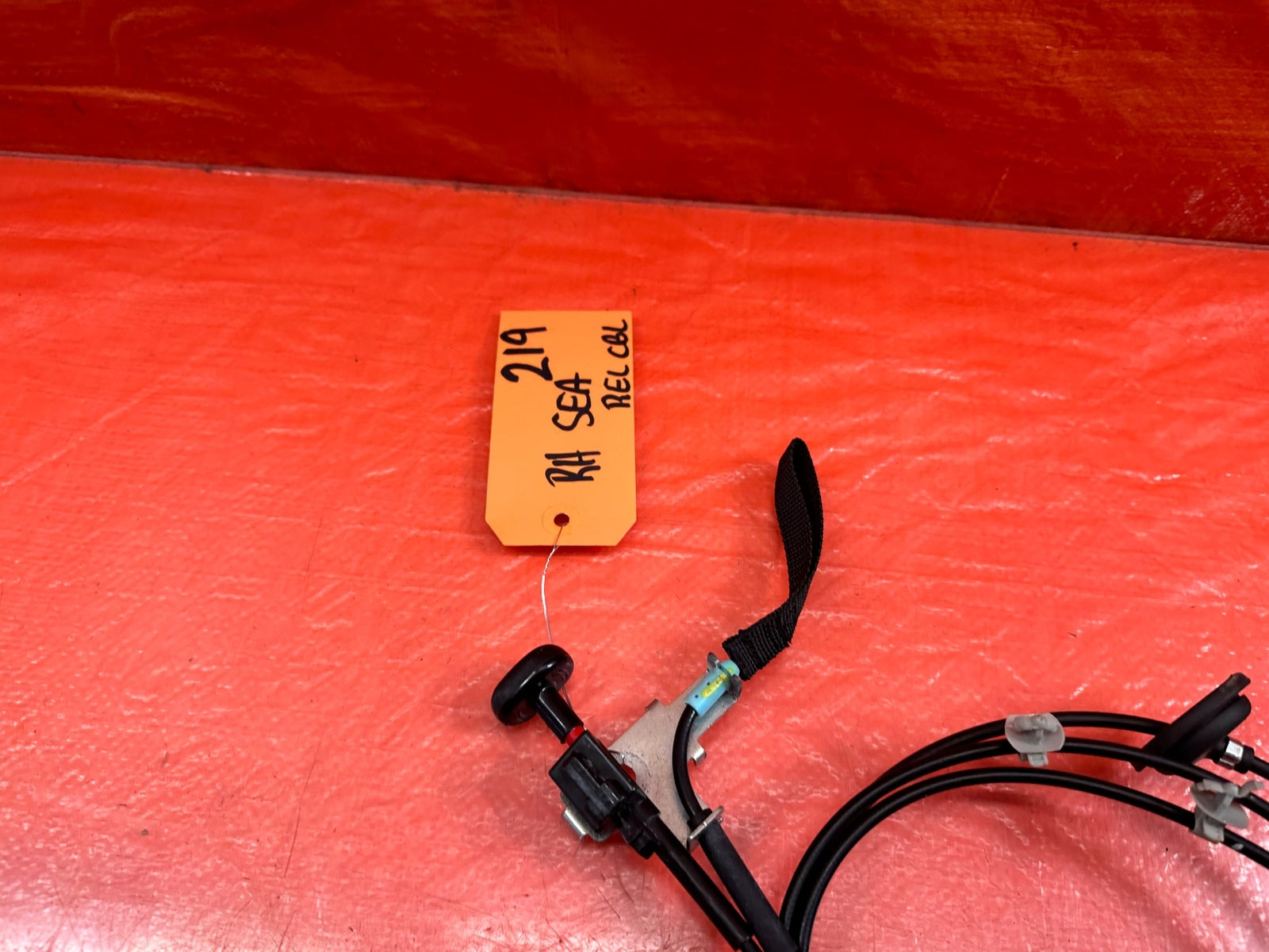 2016 16 HYUNDAI GENESIS COUPE 3.8L   REAR SEAT RELEASE CABLE   OEM FACTORY #2198