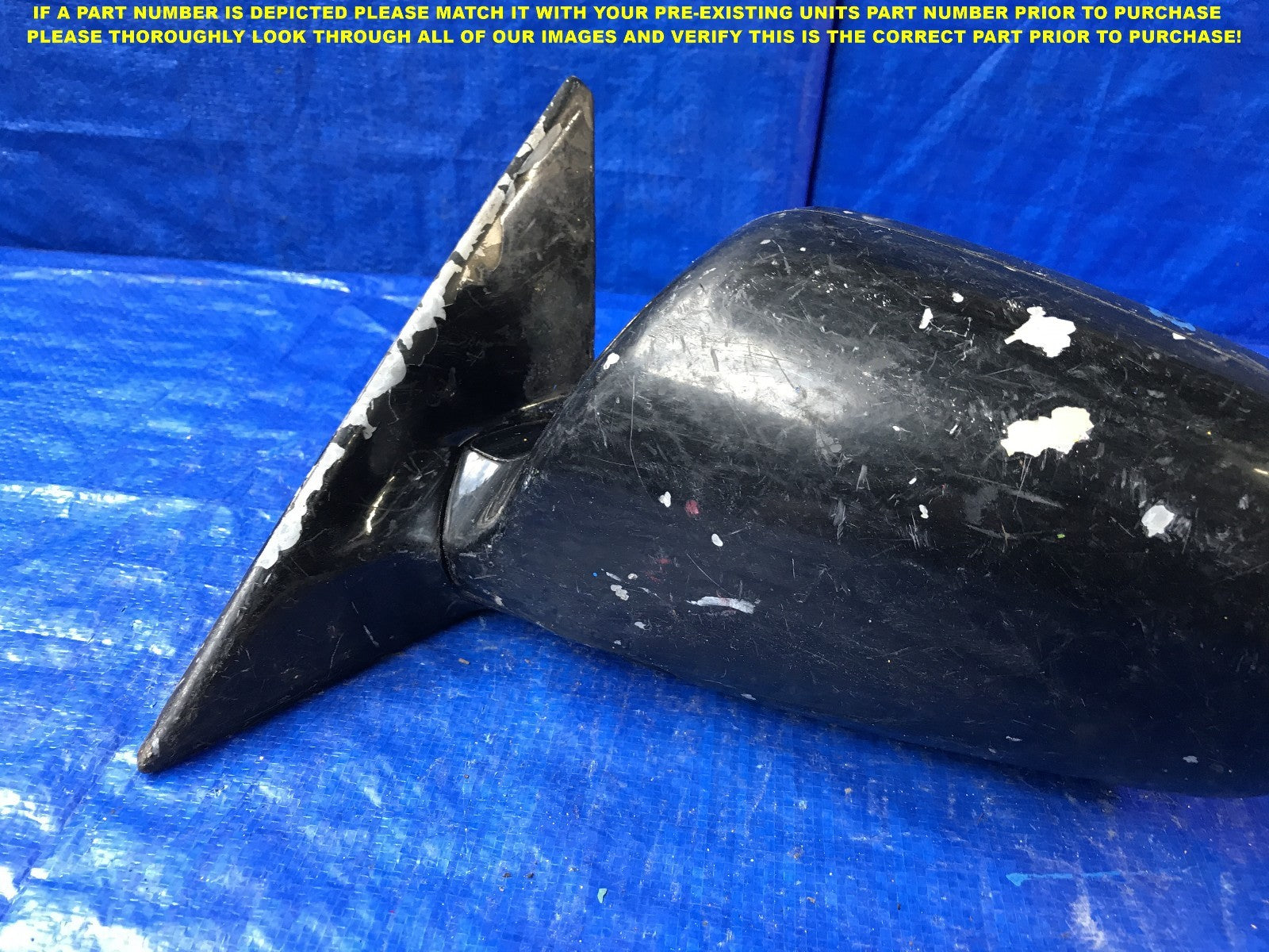 OEM 1990 1991 1992 1993 HONDA ACCORD DRIVER LEFT SIDE VIEW MIRROR        2