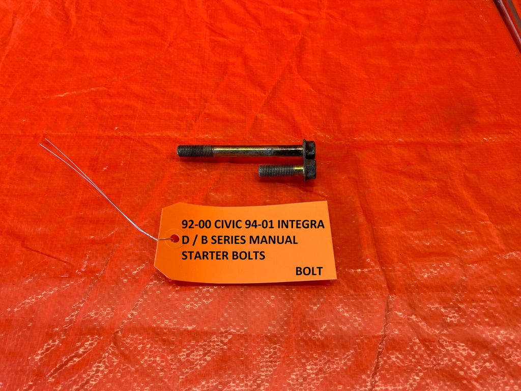 92 00 CIVIC 94 01 INTEGRA D / B SERIES MANUAL STARTER BOLTS B16 B18 D16 OEM #2270