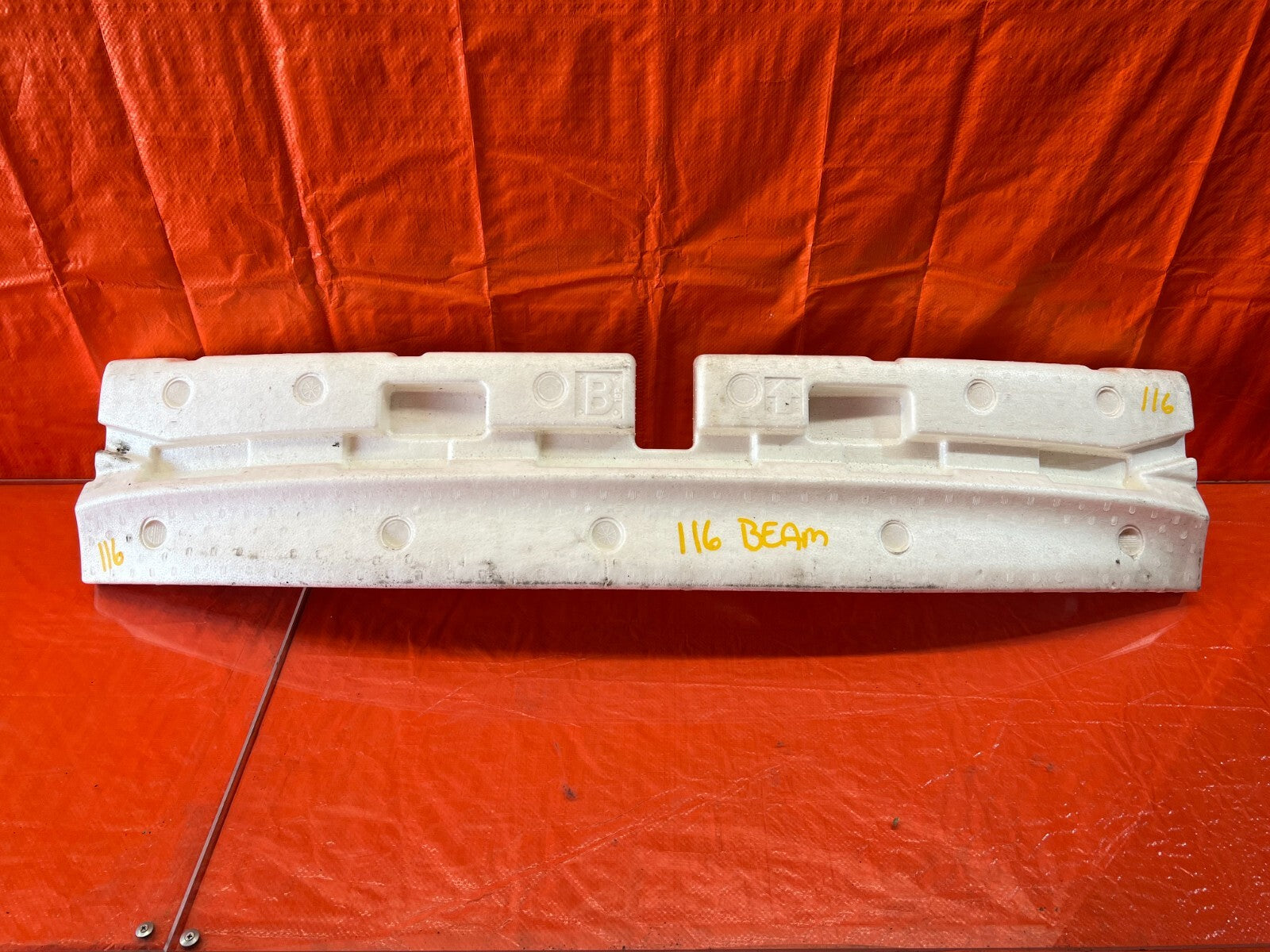 09 12 INFINITI FX50 FX35   REAR BUMPER CRASH BEAM ENERGY ABSORBER FOAM OEM #1160