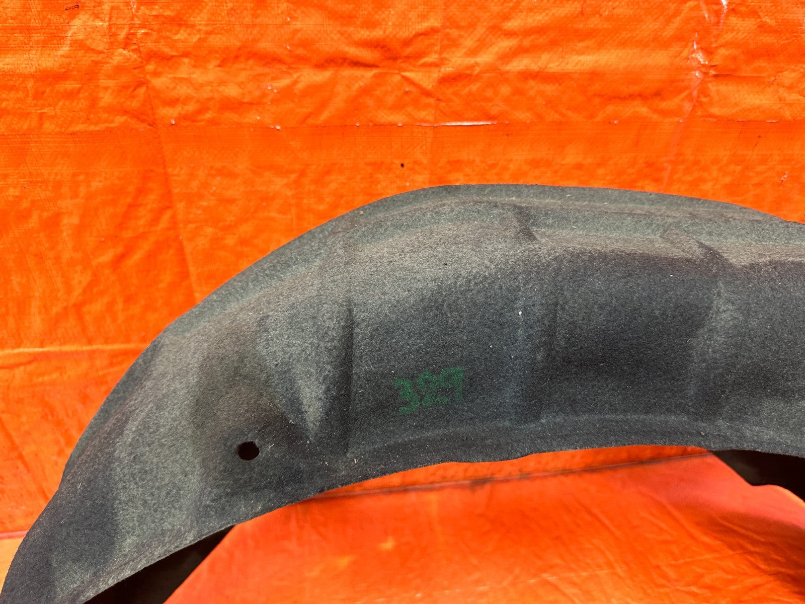 09 15 INFINITI G37 Q60 CONVERTIBLE LEFT DRIVER REAR FENDER WHEEL WELL LINER #3294