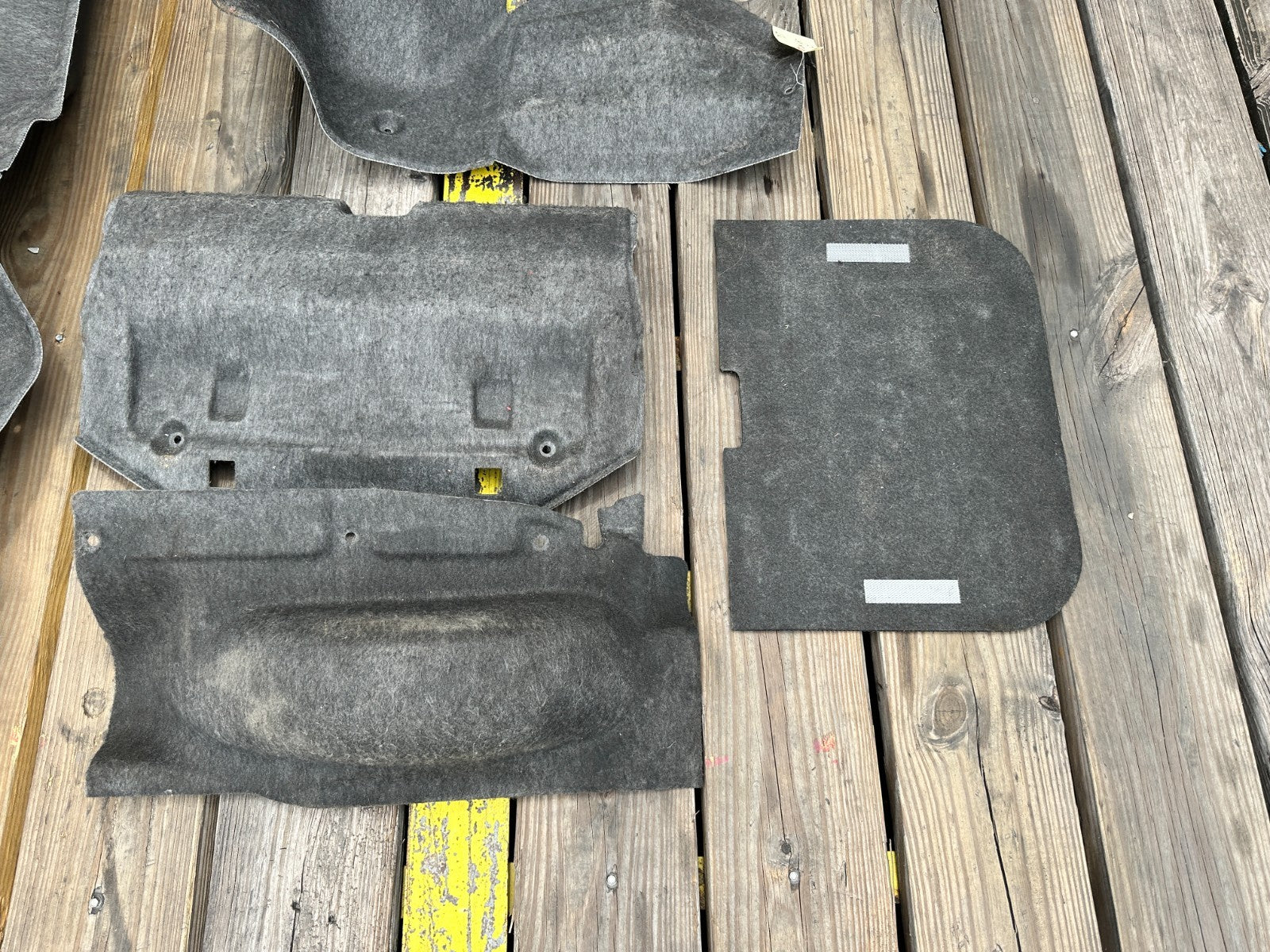 00 03 HONDA S2000 AP1 2.0L REAR TRUNK CARPET MAT LINER PANEL KIT SET 6 PIECES #37