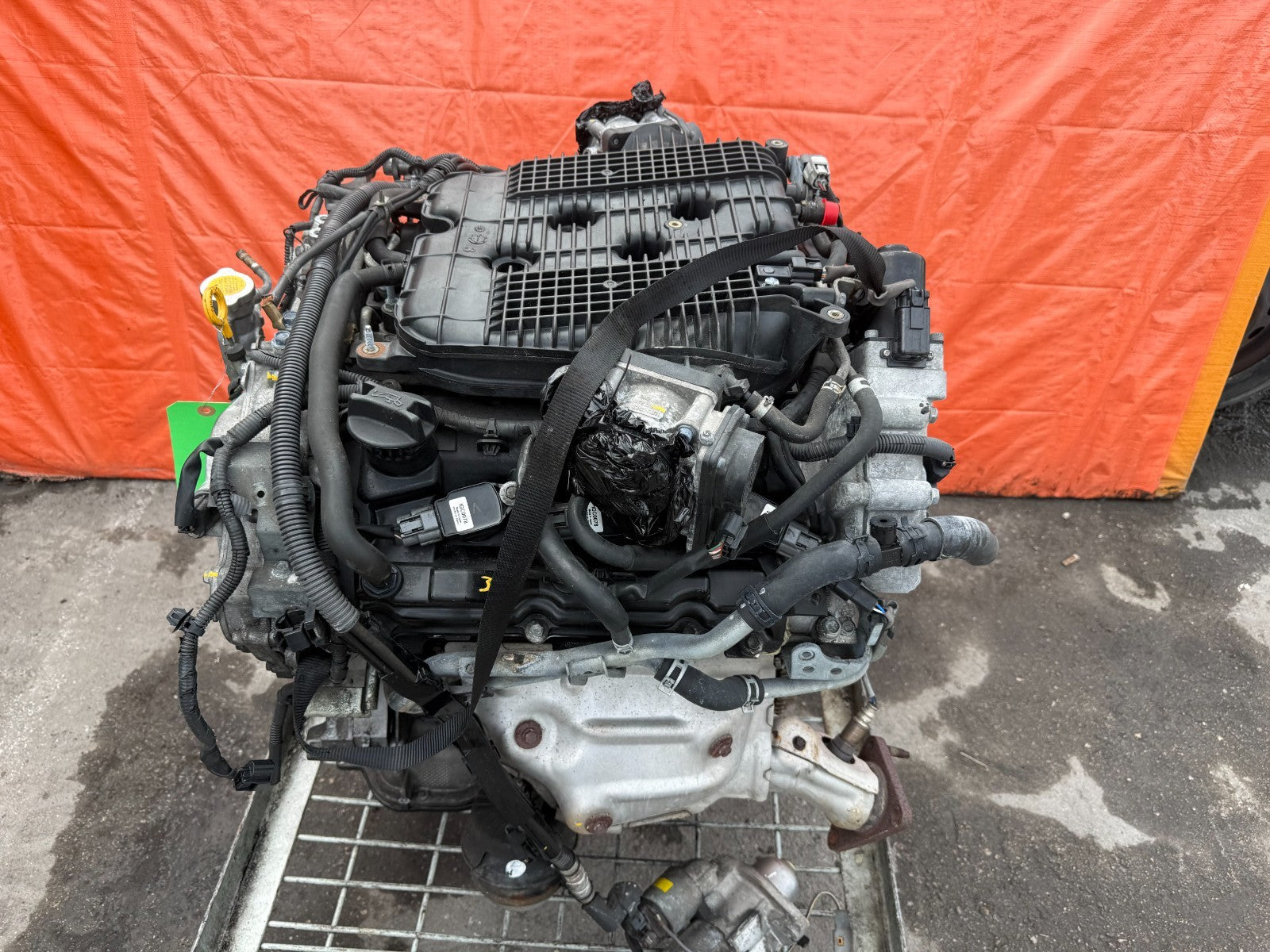 09-13 INFINITI G37 VQ37VHR REAR WHEEL DRIVE (RWD) - ENGINE MOTOR LONG BLOCK 51K12