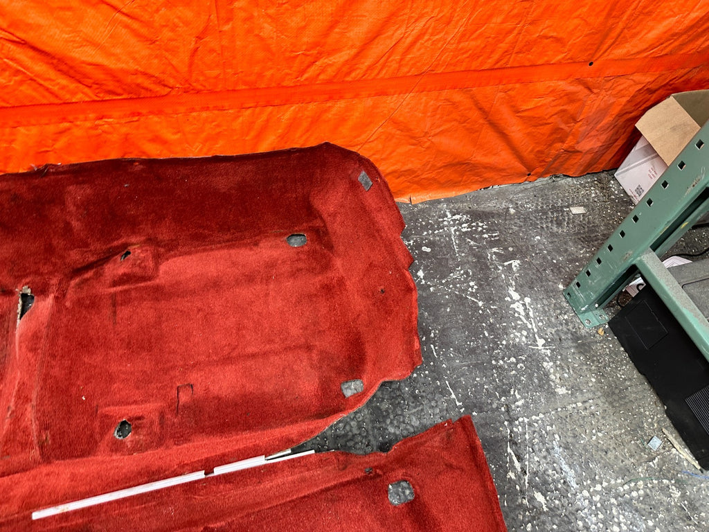 00-09 HONDA S2000 CONV 2.0L 2.2L F20C RED FLOOR CARPET MATS LEFT RIGHT OEM #S2K5