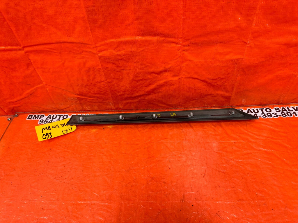 06 11 HONDA CIVIC SI 4D SEDAN   DOOR MOLDING IMPACT STRIP LEFT REAR OEM #2604