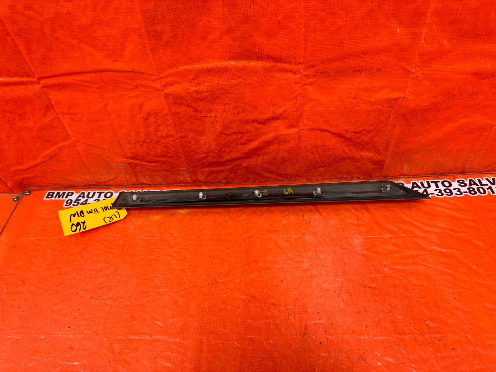 06 11 HONDA CIVIC SI 4D SEDAN   DOOR MOLDING IMPACT STRIP LEFT REAR OEM #2604