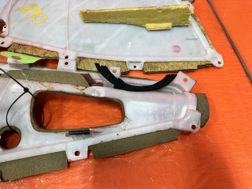 00 03 HONDA S2000 LEFT AND RIGHT ALL RED DOOR PANEL INSERTS INSERT TRIM OEM 29014